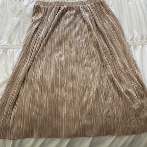 Gold/tan Vince Camino Skirt